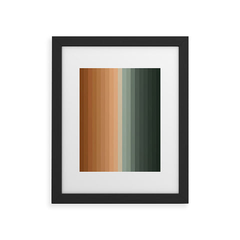 Colour Poems Multicolor Stripes XVIII Framed Art Print