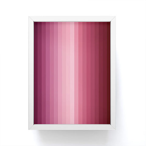 Colour Poems Multicolor Stripes XX Framed Mini Art Print