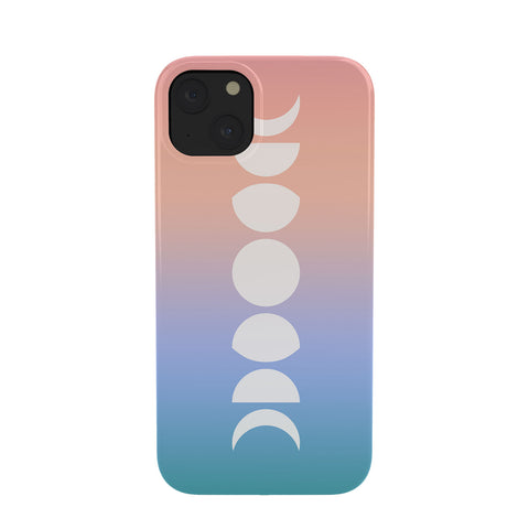 Colour Poems Ombre Moon Phases III Phone Case