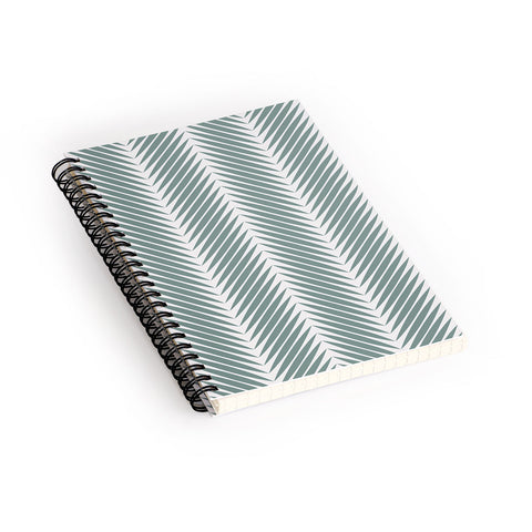 Colour Poems Palm Leaf Pattern XIX Spiral Notebook