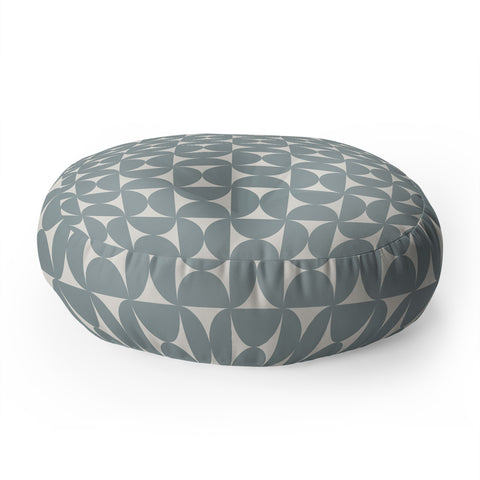 Colour Poems Patterned Shapes CLXXIV Floor Pillow Round