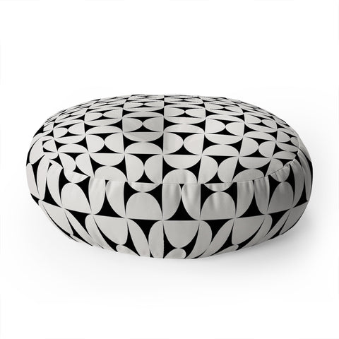 Colour Poems Patterned Shapes XX Floor Pillow Round