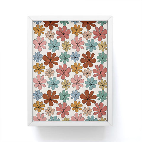 Colour Poems Retro Daisy Multicolor XII Framed Mini Art Print