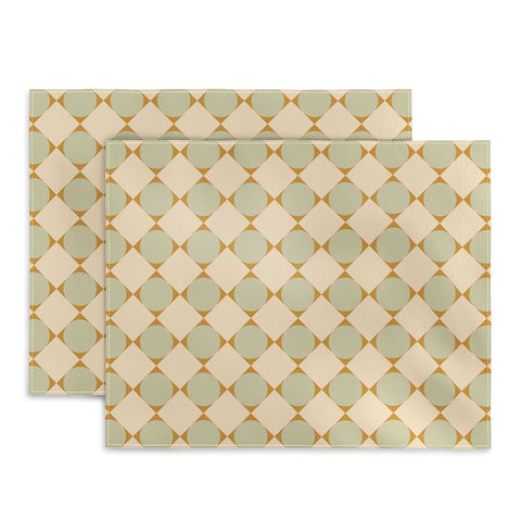 Colour Poems Retro Geometric Pattern III Placemat