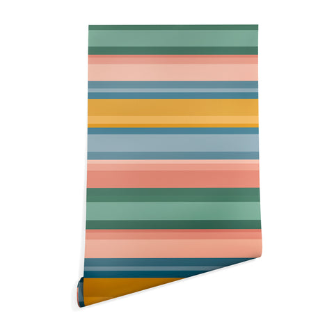 Colour Poems Retro Stripes XVI Wallpaper