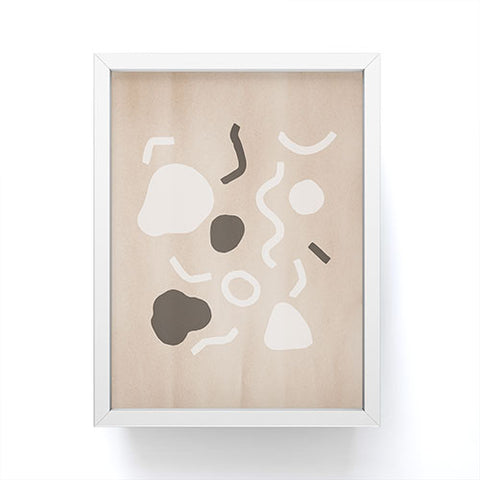 cortneyherron Abstract Confetti Framed Mini Art Print
