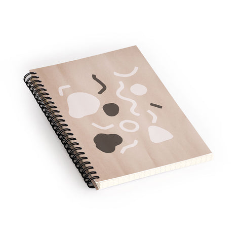 cortneyherron Abstract Confetti Spiral Notebook