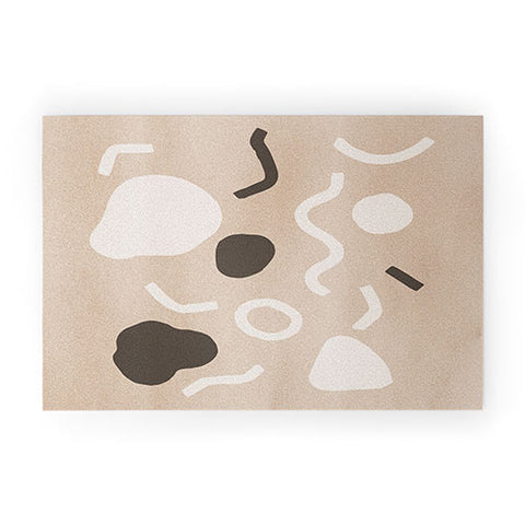 cortneyherron Abstract Confetti Welcome Mat