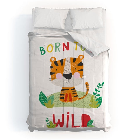 cory reid Born to Be Wild Tiger Comforter