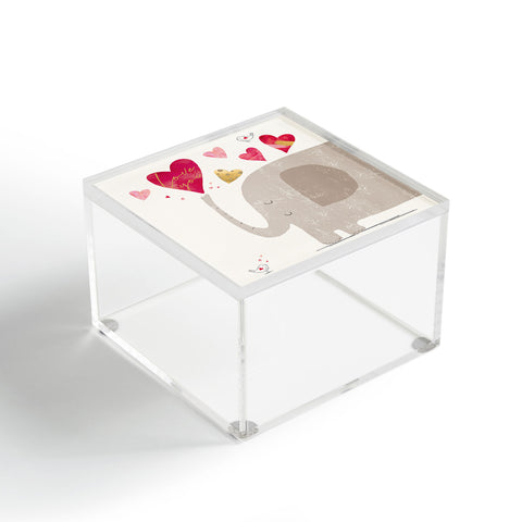 cory reid Elephant Hearts Acrylic Box