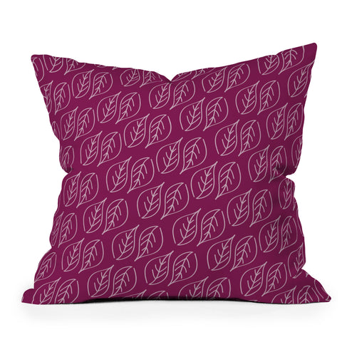 CraftBelly Topiary Pomegranate Outdoor Throw Pillow