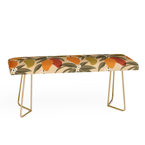 Cuss Yeah Designs Abstract Mangoes Bench