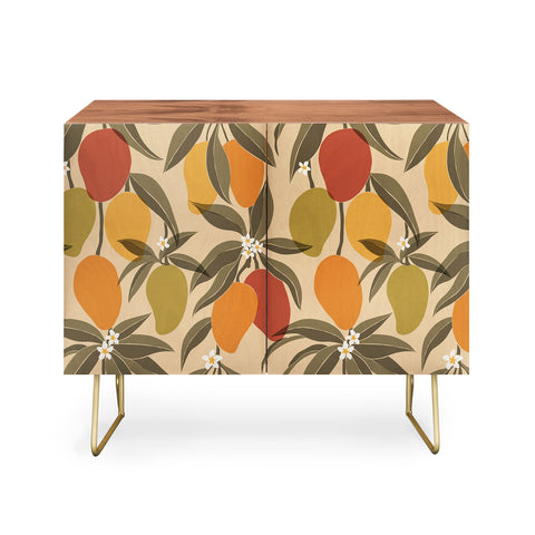 Cuss Yeah Designs Abstract Mangoes Credenza