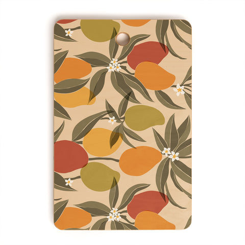 Cuss Yeah Designs Abstract Mangoes Cutting Board Rectangle