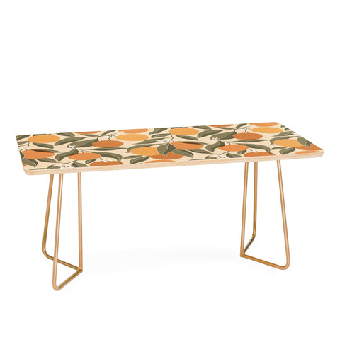 Cuss Yeah Designs Abstract Oranges Coffee Table
