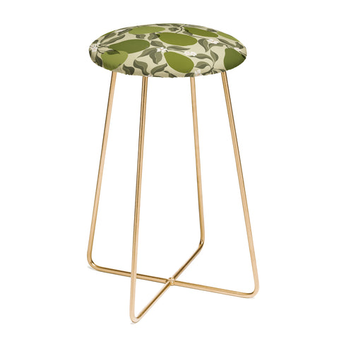 Cuss Yeah Designs Abstract Pears Counter Stool