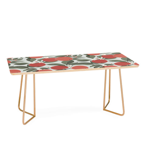 Cuss Yeah Designs Abstract Red Apples Coffee Table