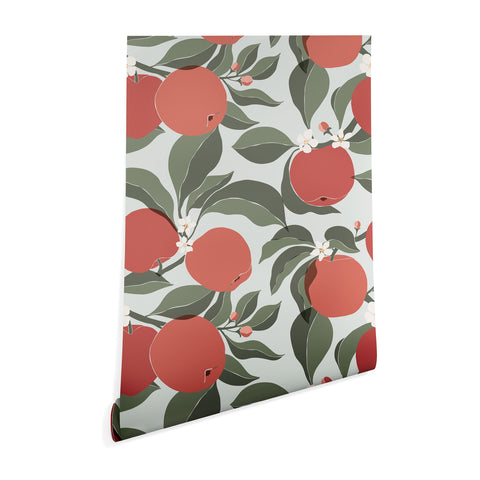 Cuss Yeah Designs Abstract Red Apples Wallpaper