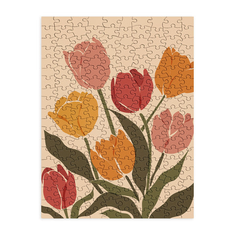 Cuss Yeah Designs Abstract Tulips Puzzle