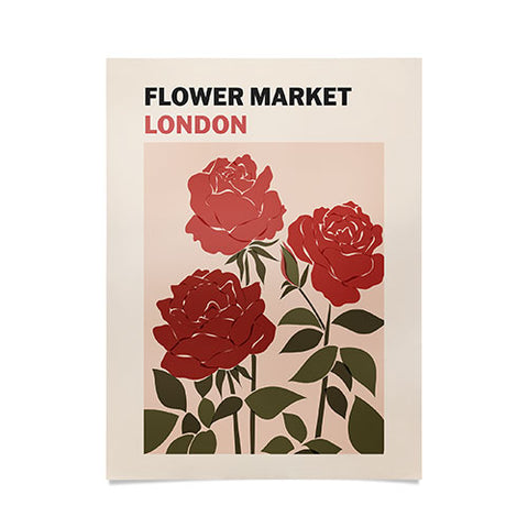 Cuss Yeah Designs Flower Market London UK Poster