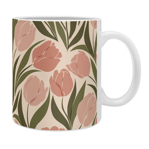 Cuss Yeah Designs Pink Tulip Field Coffee Mug