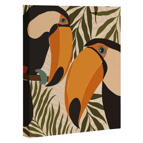 Cuss Yeah Designs Tropical Toucans Art Canvas