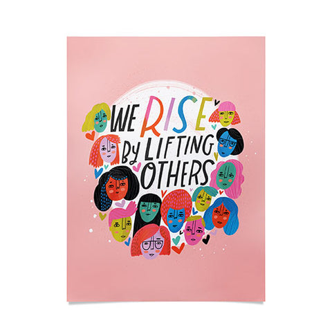 CynthiaF We Rise by Lifting Others Poster