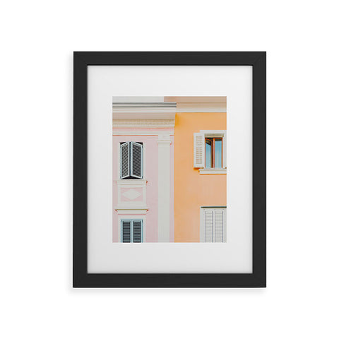 Dagmar Pels Colorful Mediterranean Building Framed Art Print