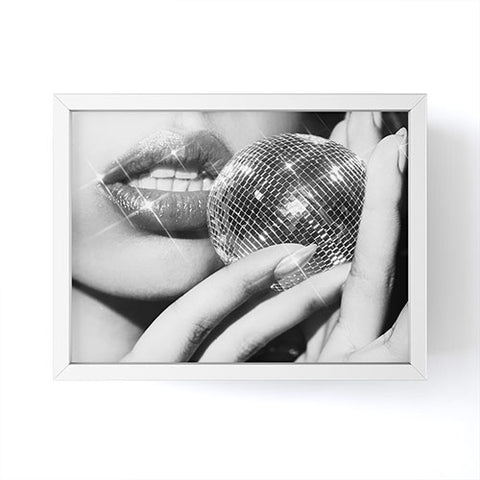 Dagmar Pels Disco Ball Spark Joy Female Framed Mini Art Print