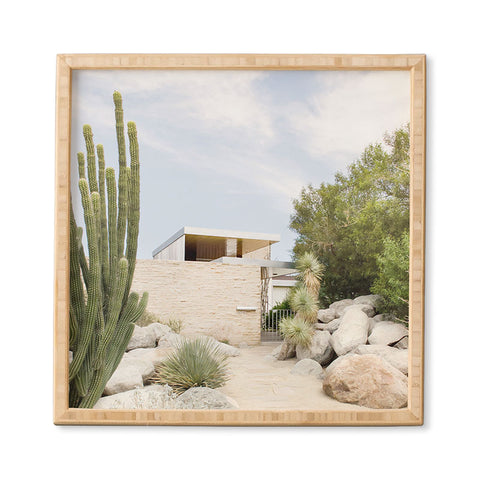 Dagmar Pels Palm Springs California Cactus Modern Framed Wall Art