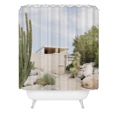 Dagmar Pels Palm Springs California Cactus Modern Shower Curtain