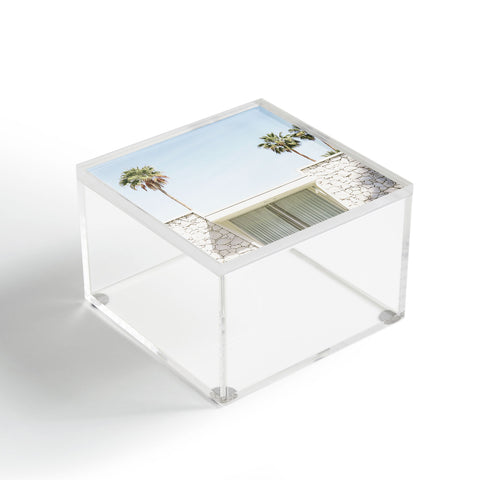 Dagmar Pels Palm Springs California Palmtrees Acrylic Box