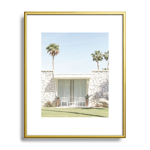 Dagmar Pels Palm Springs California Palmtrees Metal Framed Art Print