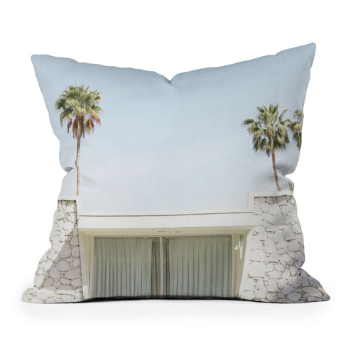 Dagmar Pels Palm Springs California Palmtrees Throw Pillow
