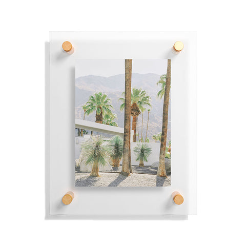 Dagmar Pels Palm Springs Palms Floating Acrylic Print