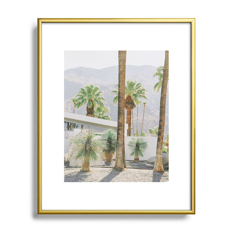 Dagmar Pels Palm Springs Palms Metal Framed Art Print