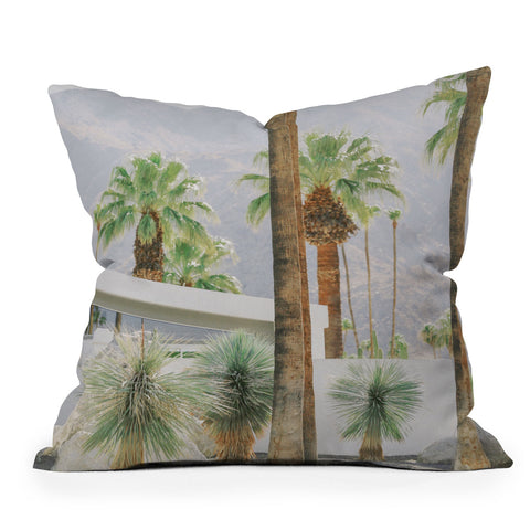 Dagmar Pels Palm Springs Palms Throw Pillow