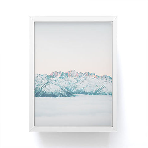 Dagmar Pels Pastel winter landscape Framed Mini Art Print