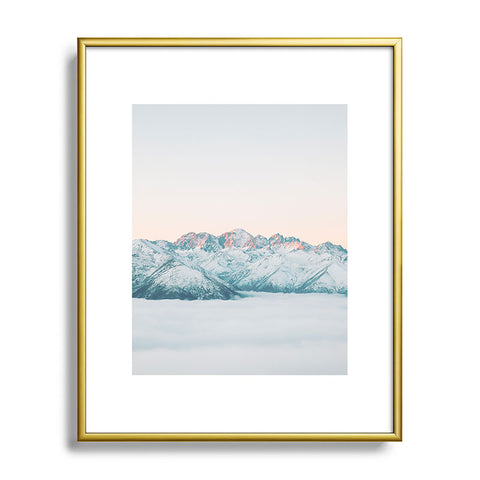 Dagmar Pels Pastel winter landscape Metal Framed Art Print