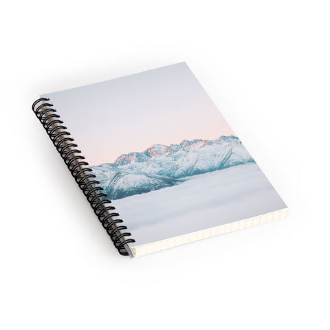 Dagmar Pels Pastel winter landscape Spiral Notebook