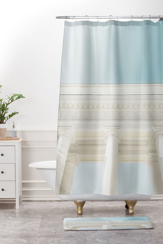 Dagmar Pels Roman Architecture Minimalist Shower Curtain And Mat