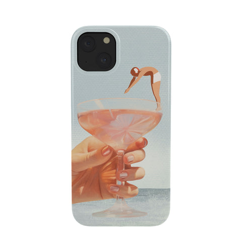 Dagmar Pels Sip And Dive Cocktail Collage Phone Case