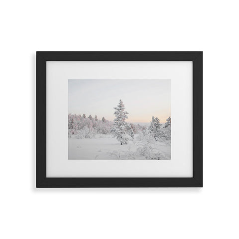 Dagmar Pels Snow Landscape Winter Wonderland Framed Art Print