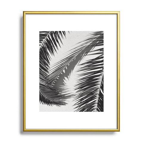 Dagmar Pels Tropical Palms Shadow Metal Framed Art Print