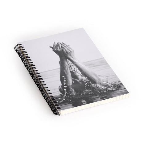 Dagmar Pels Wild and free just like the sea Spiral Notebook
