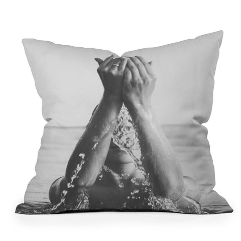 Dagmar Pels Wild and free just like the sea Throw Pillow