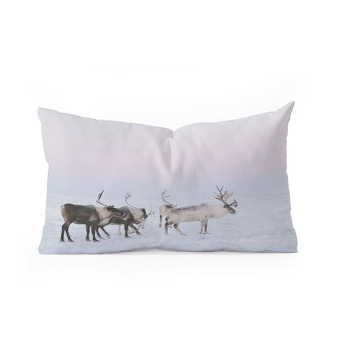 Dagmar Pels Winter Landscape Photo Oblong Throw Pillow