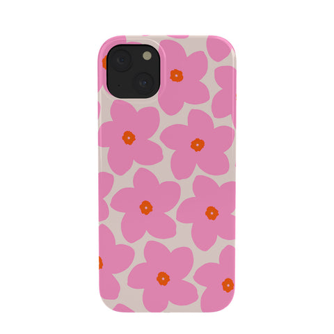 Daily Regina Designs Abstract Retro Flower Pink Phone Case