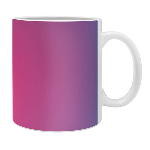 Daily Regina Designs Glowy Blue And Pink Gradient Coffee Mug