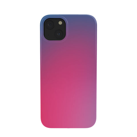 Daily Regina Designs Glowy Blue And Pink Gradient Phone Case